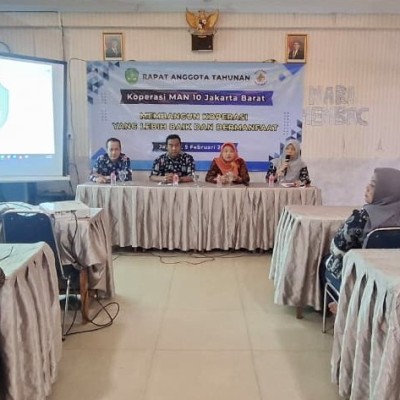 RAT Koperasi MAN 10 Jakarta Tegaskan Transparansi dan Penguatan Kesejahteraan Anggota