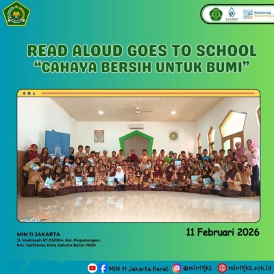 MIN 11 Jakarta Barat Kolaborasi Read Aloud, Tanamkan Literasi dan Kepedulian Lingkungan