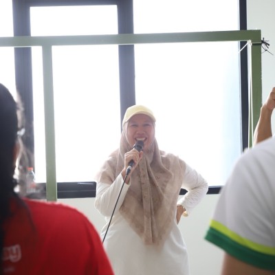 Senam Pagi Sebelum Ramadan, Kabag TU Ajak Pegawai Jaga Semangat dan Kesehatan