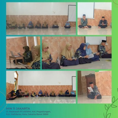 Hari Belajar Guru MIN 11 Jakarta Diisi Khatam Al-Qur’an untuk Penguatan Spiritual Pendidik