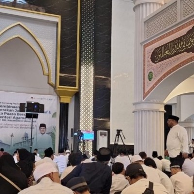Kepala MIN 17 Kepulauan Seribu Hadiri Launching Gerakan Jakarta Berwakaf