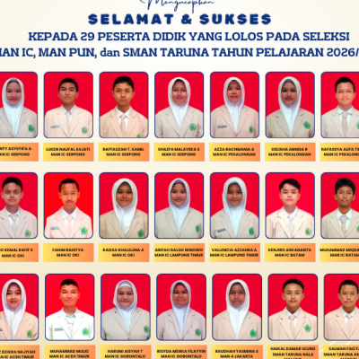29 Siswa MTsN 4 Jakarta Lolos MAN IC dan Sekolah Unggulan Nasional