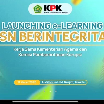 Menag Buka Pelatihan E-Learning ASN Berintegritas, Perkuat Tata Kelola Bersih di Kemenag