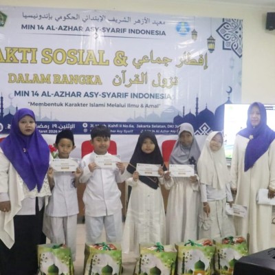 MIN 14 Al-Azhar Asy-Syarif Ikuti Pembinaan ASN dan Launching Gerakan Jakarta Berwakaf Bersama Menteri Agama