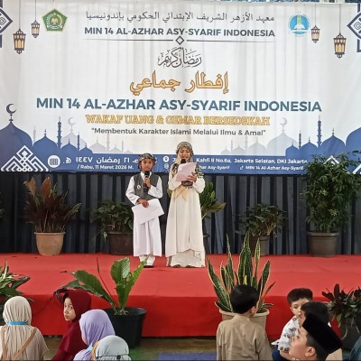MIN 14 Al-Azhar Asy-Syarif Gelar Buka Puasa Bersama, Tanamkan Semangat Wakaf dan Sedekah