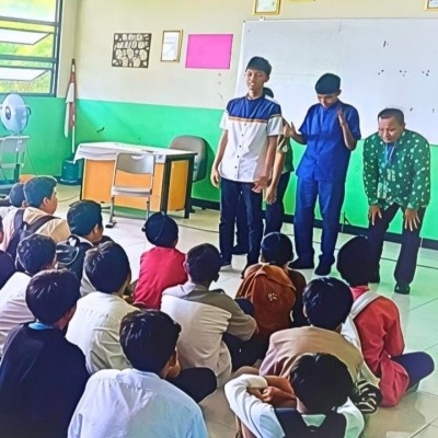Hari Terakhir Sanlat SMPN 133 Jakarta, Ini Materi Penyuluh Agama Kepulauan Seribu