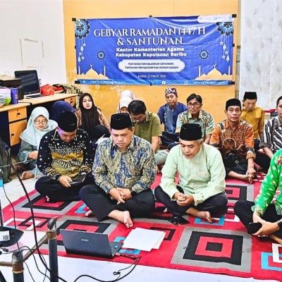 Gebyar Ramadan Kemenag Kepulauan Seribu, Santunan dan Khataman Perkuat Pembinaan Spiritual ASN