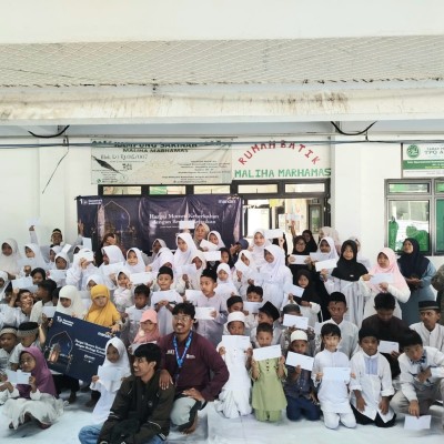 Milad Ke-4, Kampung Sakinah Maliha Marhamas Santuni Para Yatim Dan Dhu'afa
