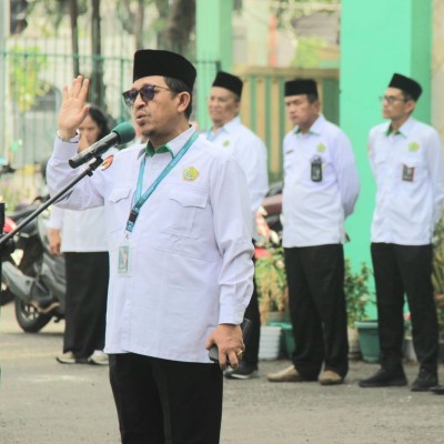 Apel Perdana, Kankemenag Jakarta Utara Tekankan Disiplin dan Nilai Budaya Kerja ASN