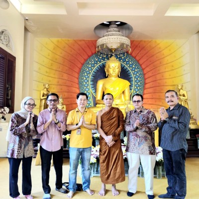 Kemenag Jakarta Utara Dukung Penguatan Indeks Kesalehan Sosial Umat Beragama di Vihara Dhammacakka Jaya