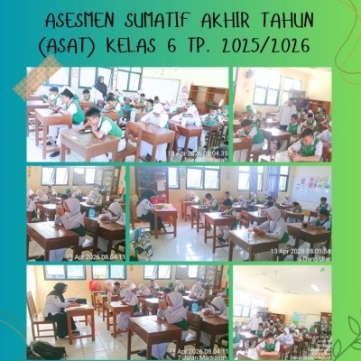MIN 11 Jakarta Gelar ASAT Kelas VI, Evaluasi Hasil Belajar Berjalan Tertib dan Kondusif