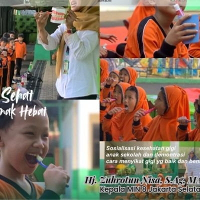 MIN 8 Jakarta Edukasi Siswa Jaga Kesehatan Gigi Sejak Dini