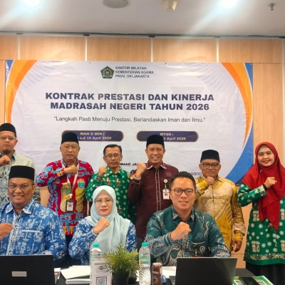 MIN 5 Jakarta Paparkan Kontrak Prestasi 2026 di Hadapan Tim Reviewer Kanwil Kemenag DKI Jakarta
