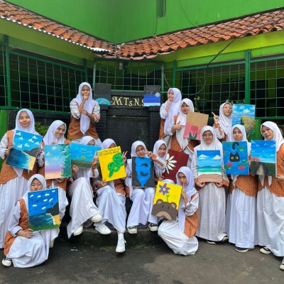 Ujian Praktik Seni Rupa MTsN 9 Jakarta, Wadah Ekspresi Kreativitas Siswa Kelas IX