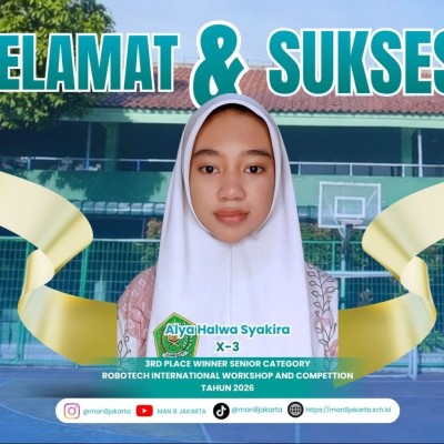 Siswa MAN 8 Jakarta Tembus Kompetisi Internasional, Bukti Madrasah Unggul di Bidang Inovasi Digital
