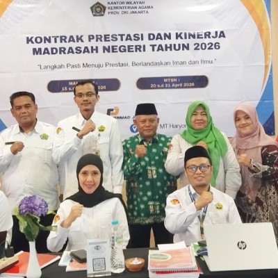 MTsN 9 Jakarta Perkuat Komitmen Kinerja melalui Penandatanganan Kontrak Prestasi 2026