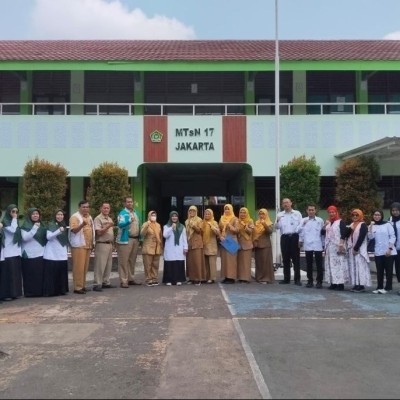 MTsN 17 Jakarta Terima Kunjungan Lapangan Tilik Madrasah Sehat Bersama Jajaran Lintas Sektor Pasar Rebo