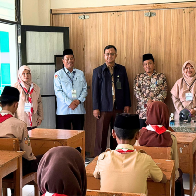 Kemenag Kepulauan Seribu Monitoring Hari Pertama Ujian Madrasah di MTsN 26 Pulau Tidung
