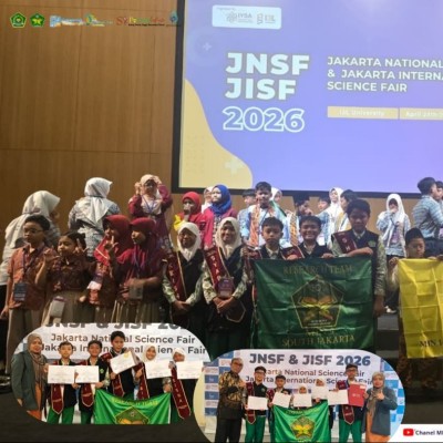 Siswa MIN 9 Jakarta Selatan Raih Emas dan Perak di JISF 2026, Bukti Semangat Riset Sejak Dini