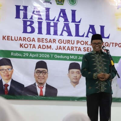 Halalbihalal Guru TKQ/TPQ Jaksel, Kakanwil Kemenag DKI Tegaskan Pentingnya Pendidikan Al-Qur’an