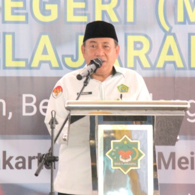 Kakankemenag Jakarta Utara Motivasi Siswa MAN 5 Jakarta di Haflah Akhirussanah Angkatan 35