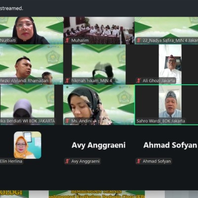 Kepala Balai Diklat Keagamaan Jakarta Buka Bimtek KBC dan Ekoteologi di MIN 4 Jakarta
