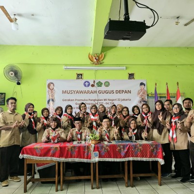 Pramuka MIN 22 Jakarta Gelar Mugus, Evaluasi Program dan Tetapkan Kepengurusan Baru Gugus Depan