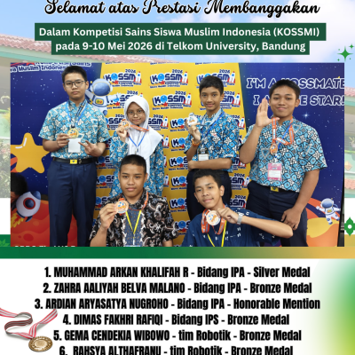 Siswa MTsN 32 Jakarta Raih Prestasi Nasional pada Ajang KOSSMI 2026
