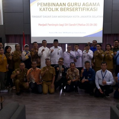 KanKemenag Jakarta Selatan Adakan Pembinaan Guru Agama Katolik, Perkuat Integritas dan Kepemimpinan Diri