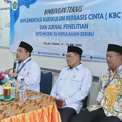 Kemenag Kepulauan Seribu Gelar Bimtek Kurikulum Berbasis Cinta dan Jurnal Penelitian di MTsN 26
