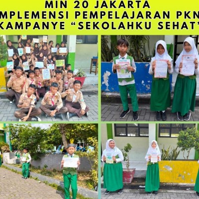 MIN 20 Jakarta Gelar Kampanye “Sekolahku Sehat”