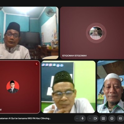 Syi'ar Al-Qur'an : KKG PAI Kecamatan Cilincing Adakan Khotmul Qur'an Secara Virtual