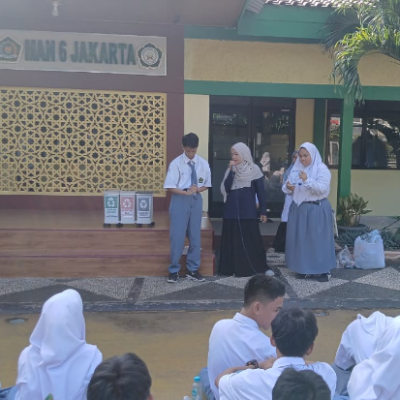 MAN 6 Jakarta Edukasi Pemilahan Sampah dan Hemat Energi