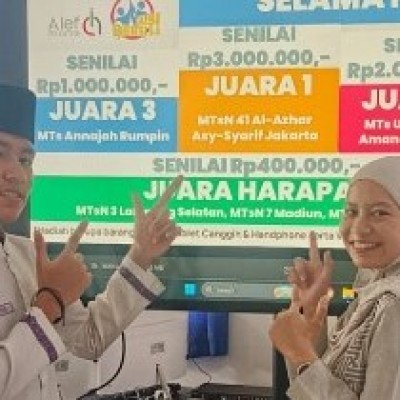 GRAND CHAMPION! MTsN 41 Al Azhar Asy Syarif Juara 1 Nasional Kompetisi Matematika GUSI Bersis Alef Education