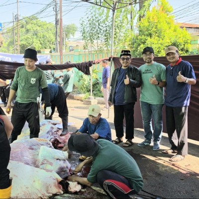 Kakanmenhaj Kota Jakarta Utara Salurkan Hewan Kurban : Menjaga Silaturahmi Dan Kolaborasi Dalam Syi'ar Islam