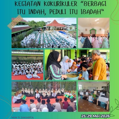 MIN 11 Jakarta Barat Tanamkan Nilai Kepedulian Melalui Kokurikuler Iduladha