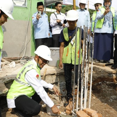 Groundbreaking RKB Madrasah, Kakanwil : Pembangunan jadi Langkah strategis Tingkatkan Mutu dan Daya Tampung Madrasah