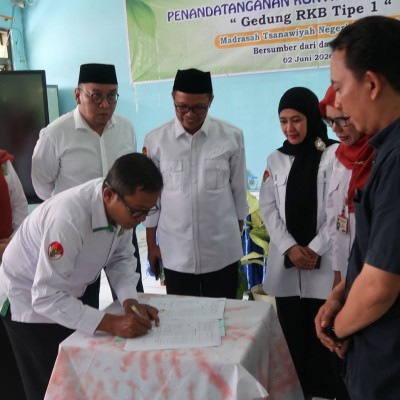 Kemenag Jakarta Selatan Dukung Pembangunan Enam Ruang Kelas Baru MTsN 23 Jakarta