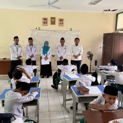 Kasi Pendis Kemenag Kepulauan Seribu Monitoring Pelaksanaan ASAT di MIN 17 Kepulauan Seribu
