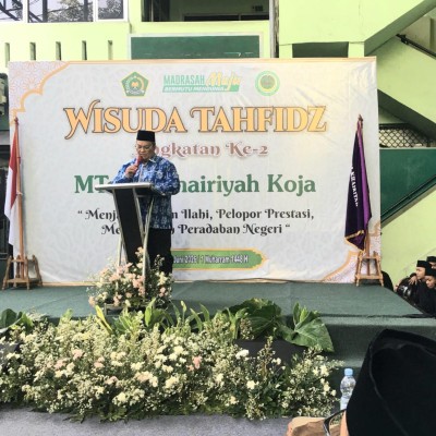 Kasi Penmad Jakarta Utara Apresiasi Wisuda Tahfidz MTs Al-Khairiyah Koja