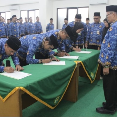 Lantik 267 Pejabat Fungsional, KaKanwil Tekankan Amanah, Integritas, dan Peningkatan Pelayanan Publik