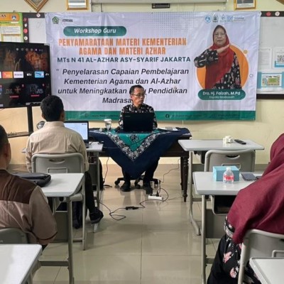 MTsN 41 Al Azhar Asy Syarif  Selaraskan Kurikulum dan Capaian Pembelajaran