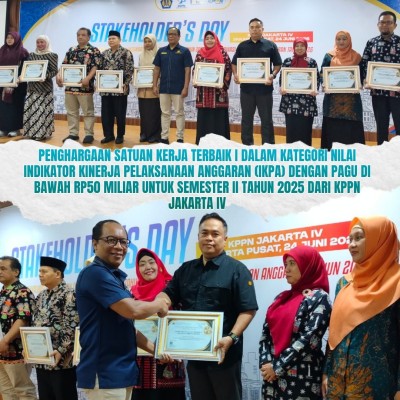 MAN 8 Jakarta Raih Apresiasi Pengelolaan Anggaran Berkualitas