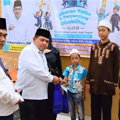Kemenag Kepulauan Seribu Salurkan Santunan bagi Anak Yatim dan Kaum Difabel
