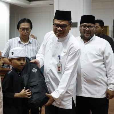 Kemenag DKI dan LAZ Perkuat Kepedulian Sosial di Moment Lebaran Yatim dan Penyandang Disabilitas