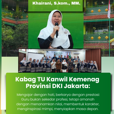 Raker MTsN 32 Jakarta, Kabag TU Kanwil Kemenag DKI Tekankan Makna Pengabdian Seorang Guru
