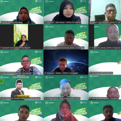 MTsN 29 Jakarta Timur Perkuat Kompetensi Humas melalui Webinar Nasional