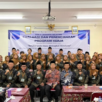 Rapat Kerja MIN 4 Jakarta Selatan Hari Ke-2 Hasilkan Program Strategis Tahun Pelajaran 2026/2027