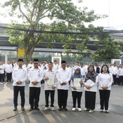 Pimpin Apel Pagi, Kakanwil Ajak ASN Kemenag DKI Terus Tingkatkan Profesionalisme