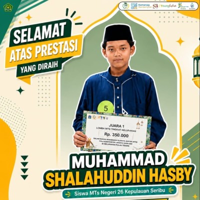 Juara MTQ Piala Gubernur Tingkat Kelurahan, Siswa MTsN 26 Kepulauan Seribu Harumkan Madrasah